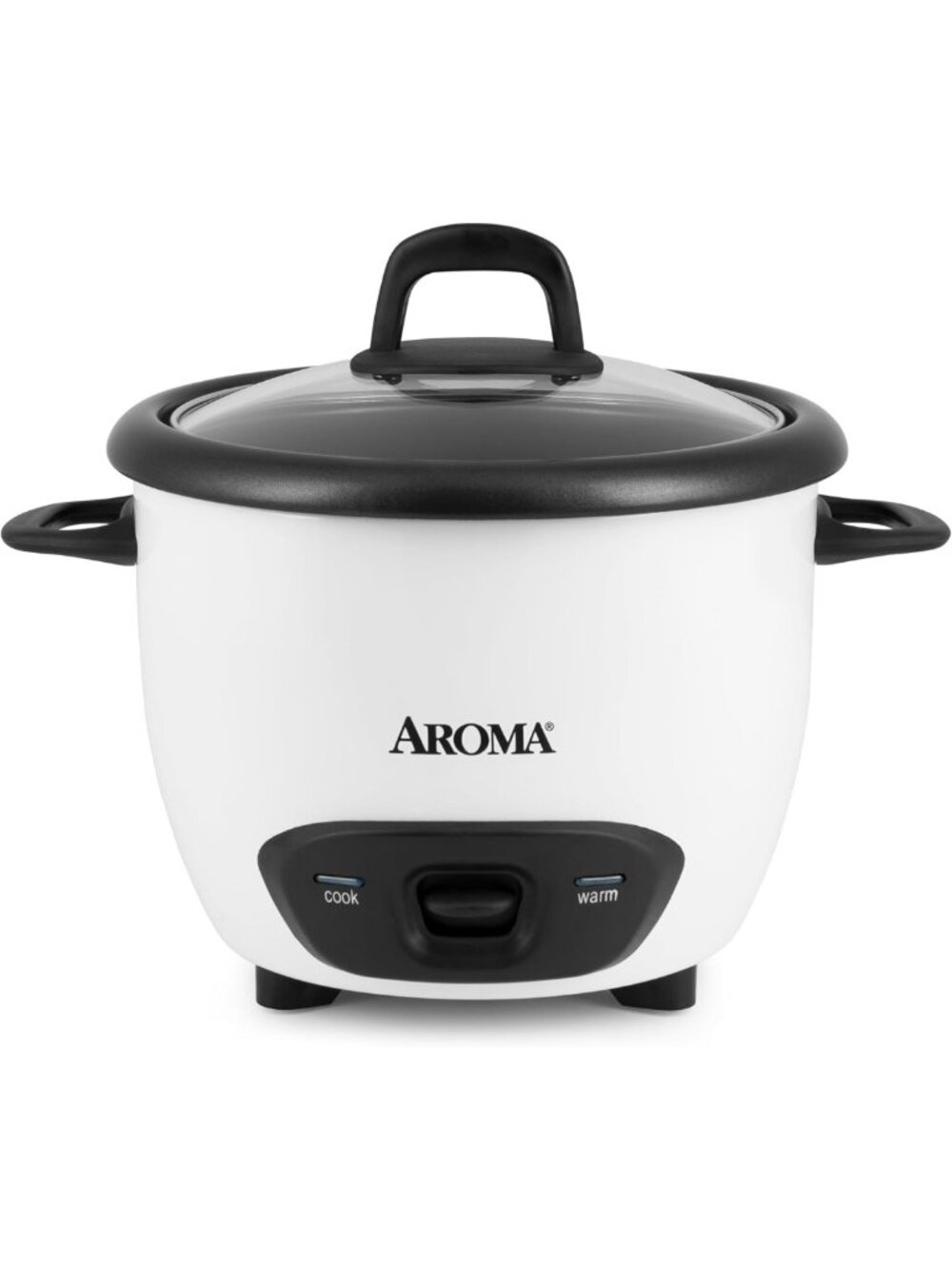 6-Cup Pot-Style Rice Cooker, White - Perfect for Quick & Easy Meals, Compact